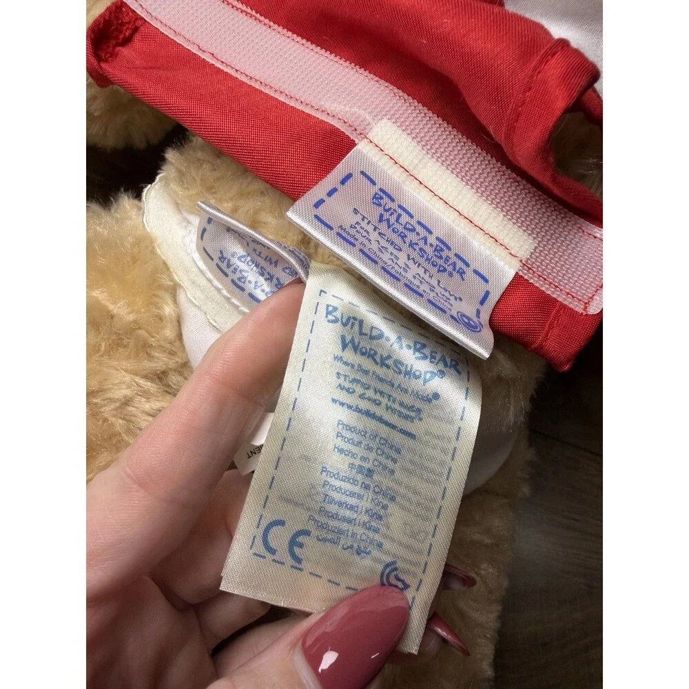 Build A Bear BAB Teddy Bear Tan Stuffed Animal Toy 16